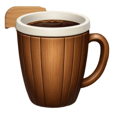 wooden kitchen cup sticker
