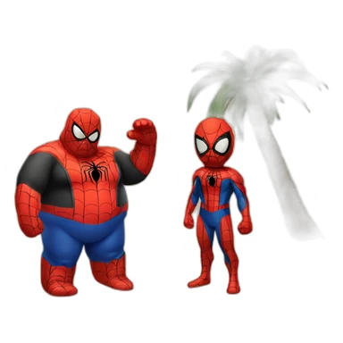 desert-island-with-fat-spiderman sticker