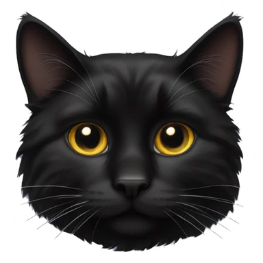 norwegian forest black cat sticker