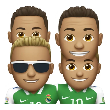 Neymar avec cr7 sticker