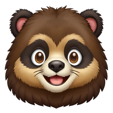 Spectacled bear emoji sticker
