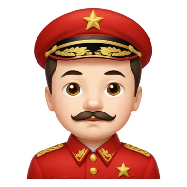 Stalin, cute, baby sticker