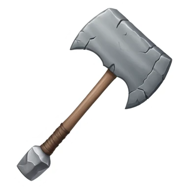 stone axe sticker