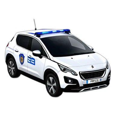 Peugeot 3008 police nationale  sticker