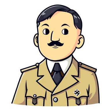 Hitler blessing  sticker