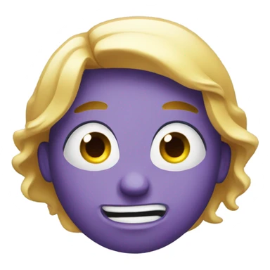 generate a blushing emoji but the eyes are open and the expression is kind of blank sticker
