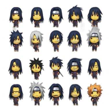 naruto fusion avec sasuke sticker
