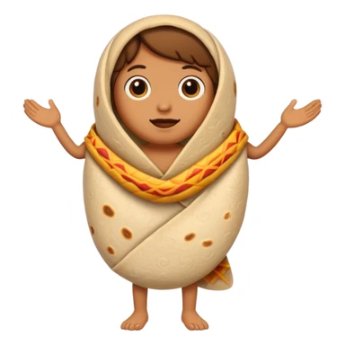 Make it a burrito with leggs sticker