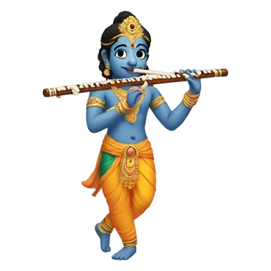  Krishna flute  sticker
