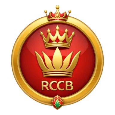 Rcb logo sticker