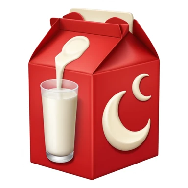 crescent whole milk red box sticker