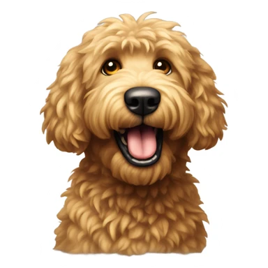 Rabid golden doodle sticker