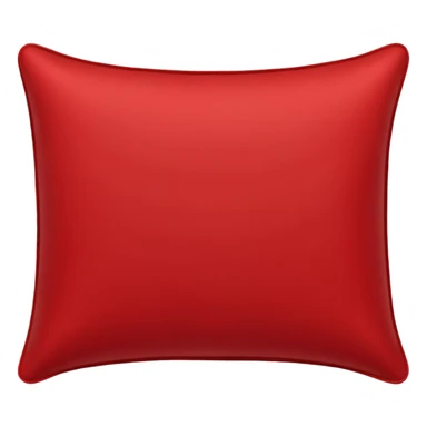 fancy red pillow sticker