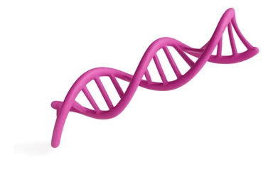 DNA 3D MAGENTA FLUTTUA IN ARIA sticker