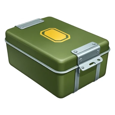 military daily rations green color sticker