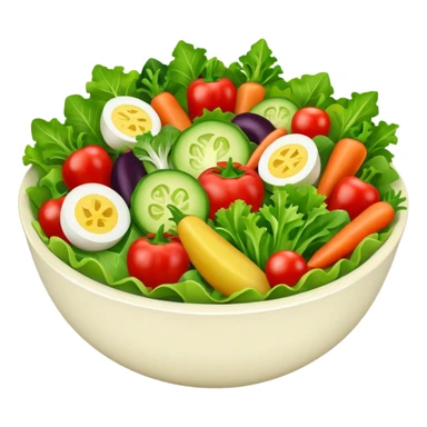 BOWL DI INSALATA,  iperrealistico 4k sticker
