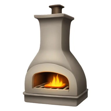 potter fire oven with a flame over it sticker