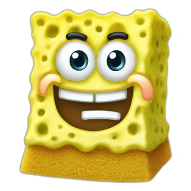 a sponge that name spongebob sticker