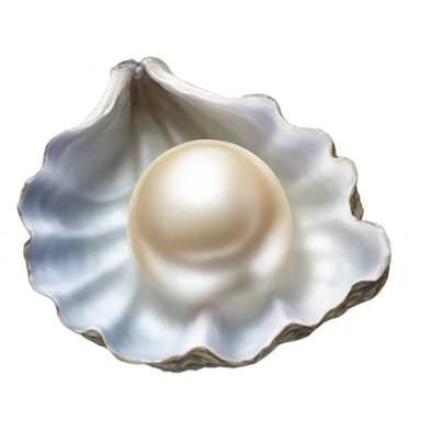 Oyster pearl  sticker