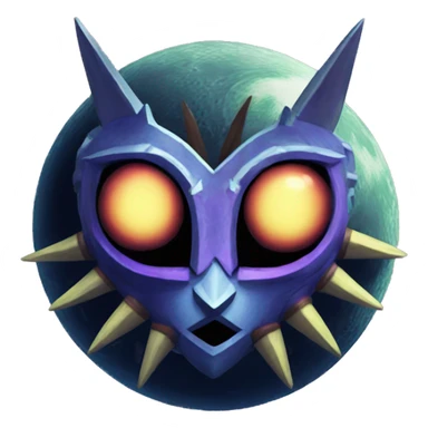 Majora's Mask Moon sticker