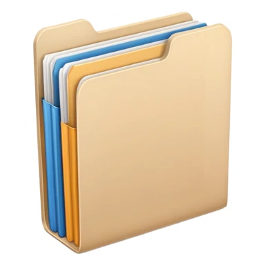 document folder, representing an additional or other category sticker