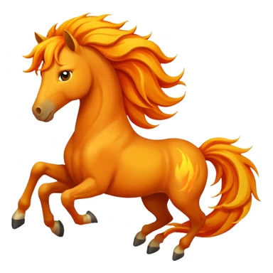 fire horse emoji sticker