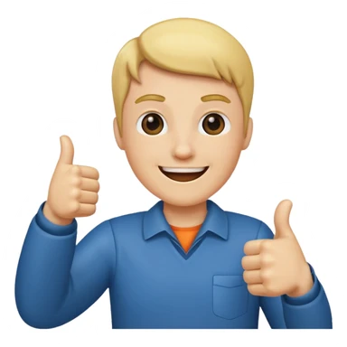 great result! thumbs up, celebration sticker