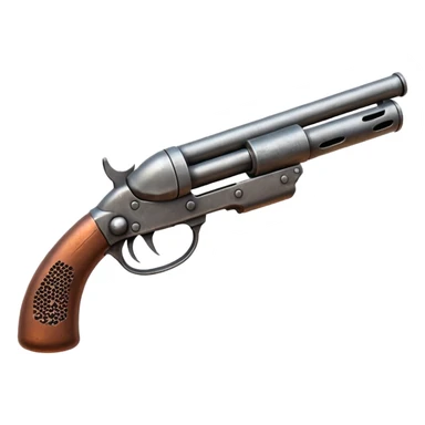 double-barrel shotgun muzzle sticker