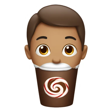 Peppermint mocha sticker