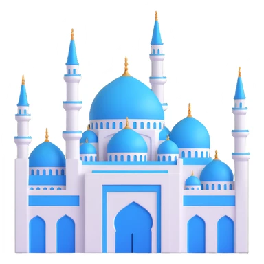 Uzbek Blue Mosque architecture sticker