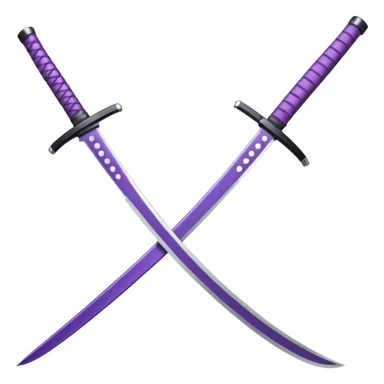 purple katana sticker