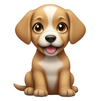 
super cute puppy sticker