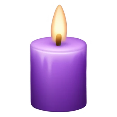 candle light purple sticker