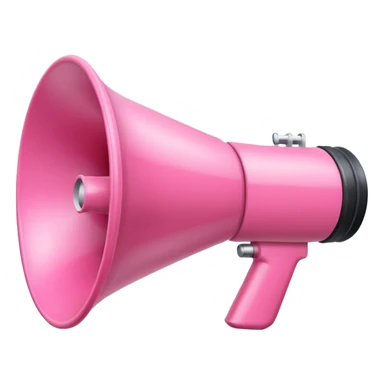 MEGAFONO rosa sticker