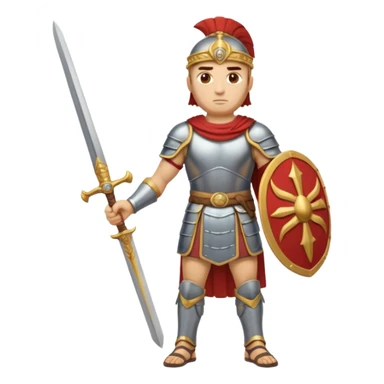 Famoso general cartagines de alto rango de la época púnica, estratega militar muy importante, foto del cuerpo entero sticker