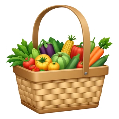 grocery basketemoji sticker