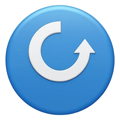 A blue circle entered by a white check mark sticker
