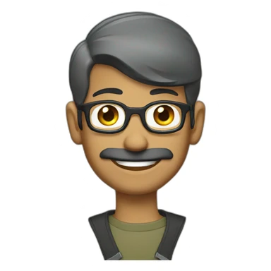 Jethalal super men sticker