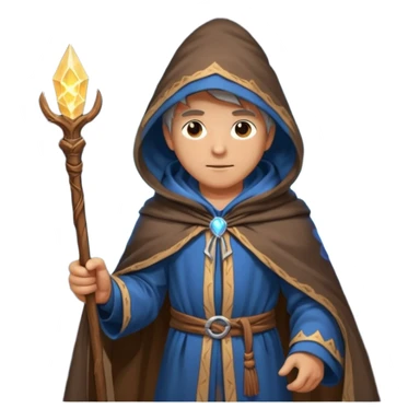 un mago brujo sticker