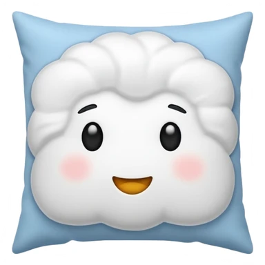 realistic pillow sticker