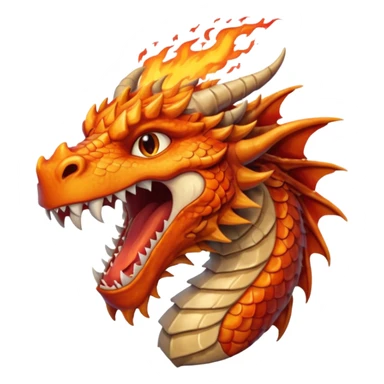 I need a character for an educational geography course in the style of a dragon that roars with fire sticker