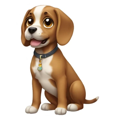 uma pata de cachorro  sticker