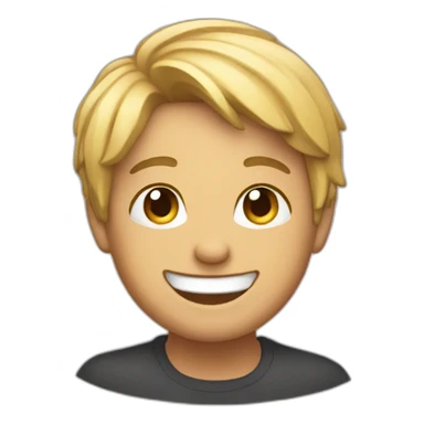 myself smiling sticker