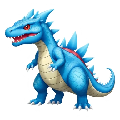 celestial salamence-Feraligatr-hybrid, full body sticker