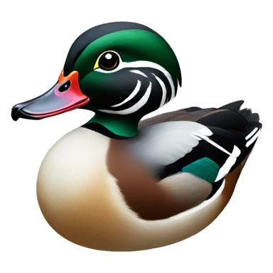 Wood duck  sticker