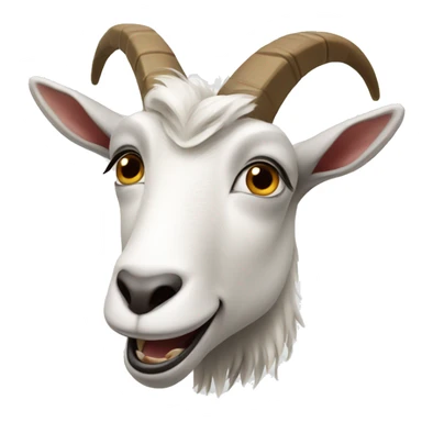 Goat with open mouth  sticker