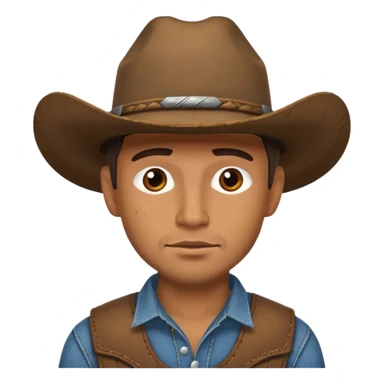 no hat cowboy  sticker