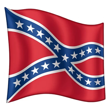 Confederate flag sticker