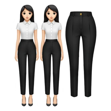 fashion trouser sticker