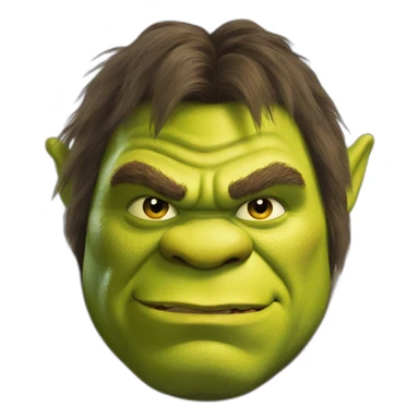 Shrek ogre sticker